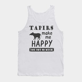 Tapir happy saying astrology constellation Tank Top